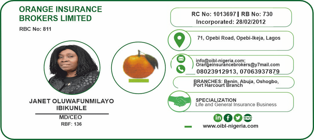 Orange Insurance View Profile - The Nigerian Council of Registered Insurance Brokers